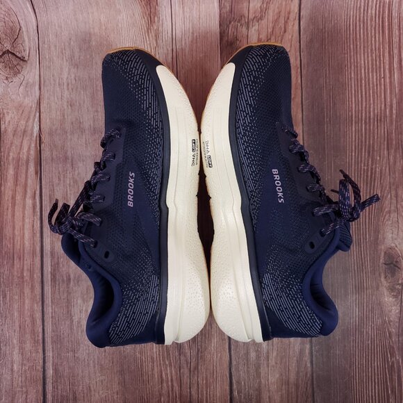Brooks Ghost Max 2 Womens Size 8.5 B Navy Blue Running Shoes 1204201B444 - Picture 9 of 15